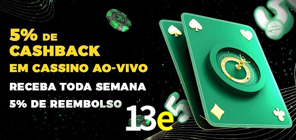 Promoções do cassino ao Vivo 13e